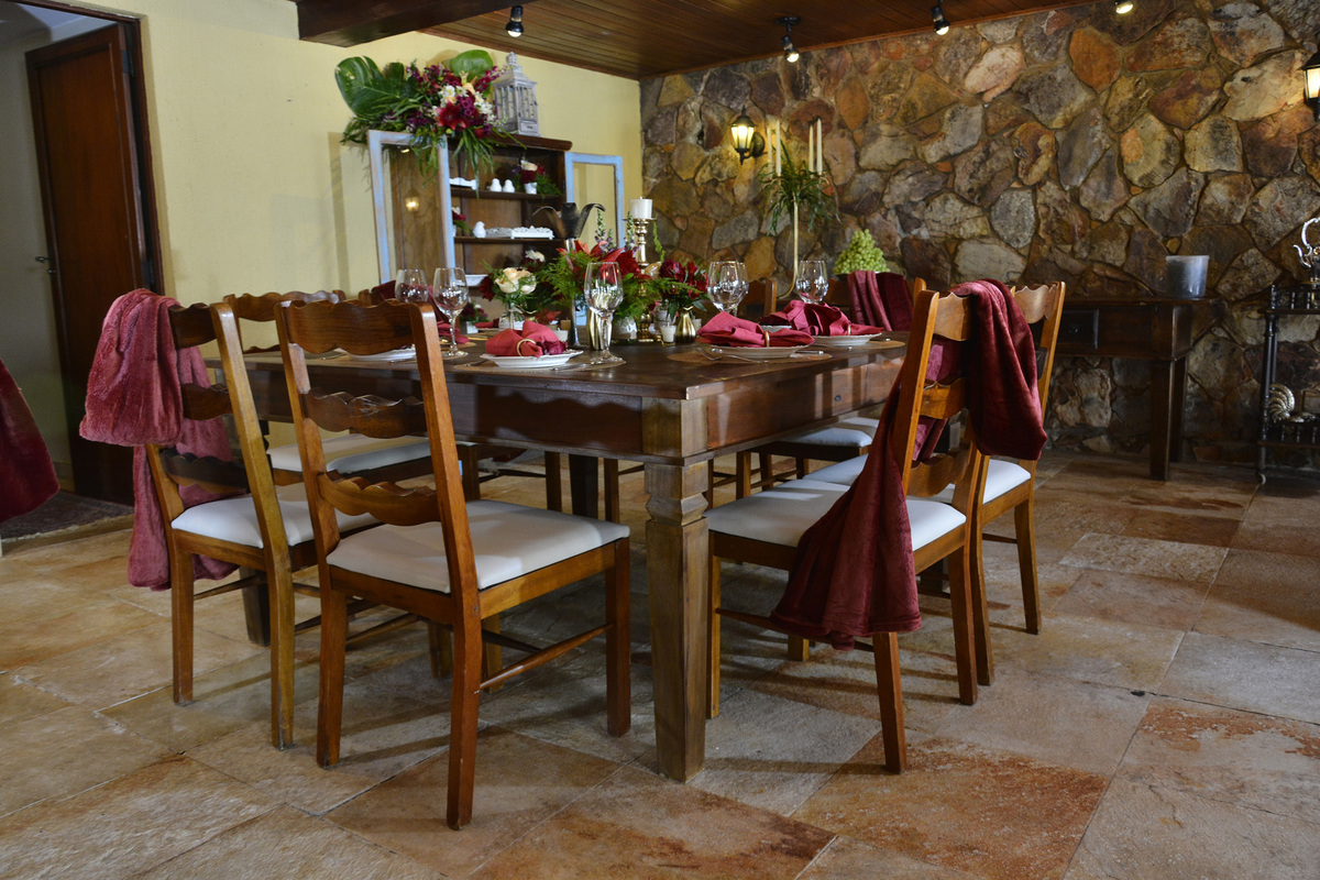 decoração de casamento na garten haus cafe colonial