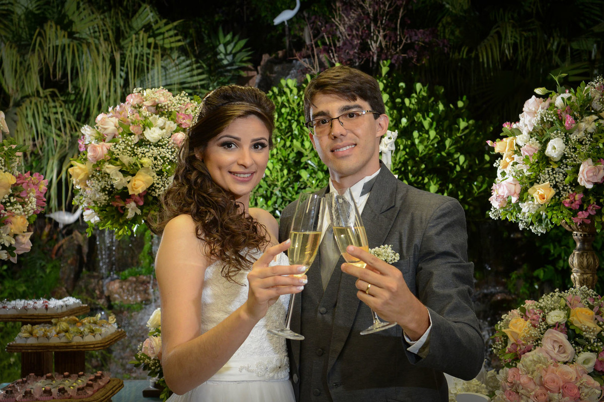 Joyce e Arlom  casamento