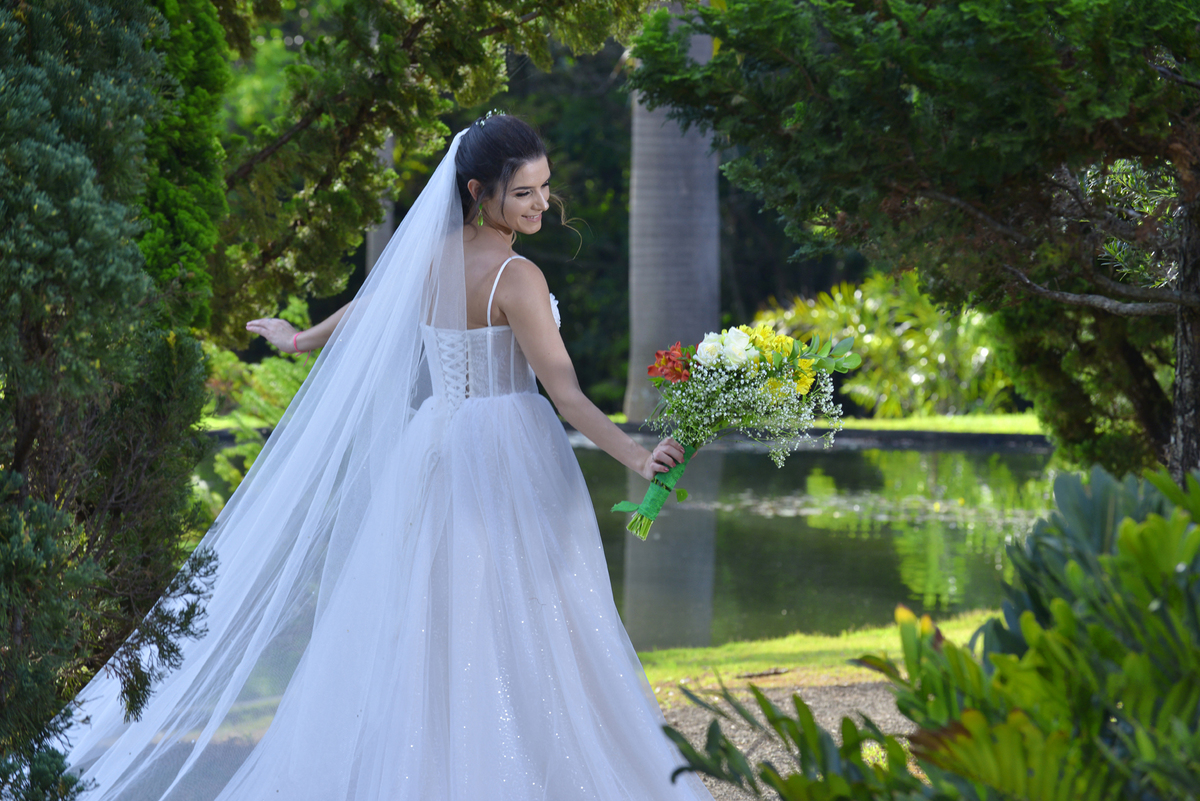 Ensaio de noiva no jardim Botânico Brasília DF 