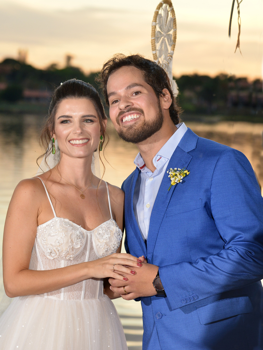 celebração de casamento na gartem haus