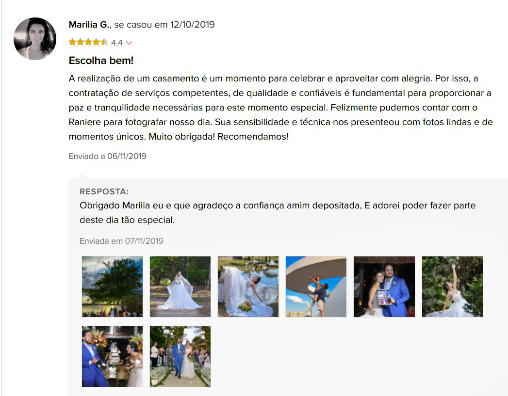 Depoimento sobre o fotografo Raniere Pedroza