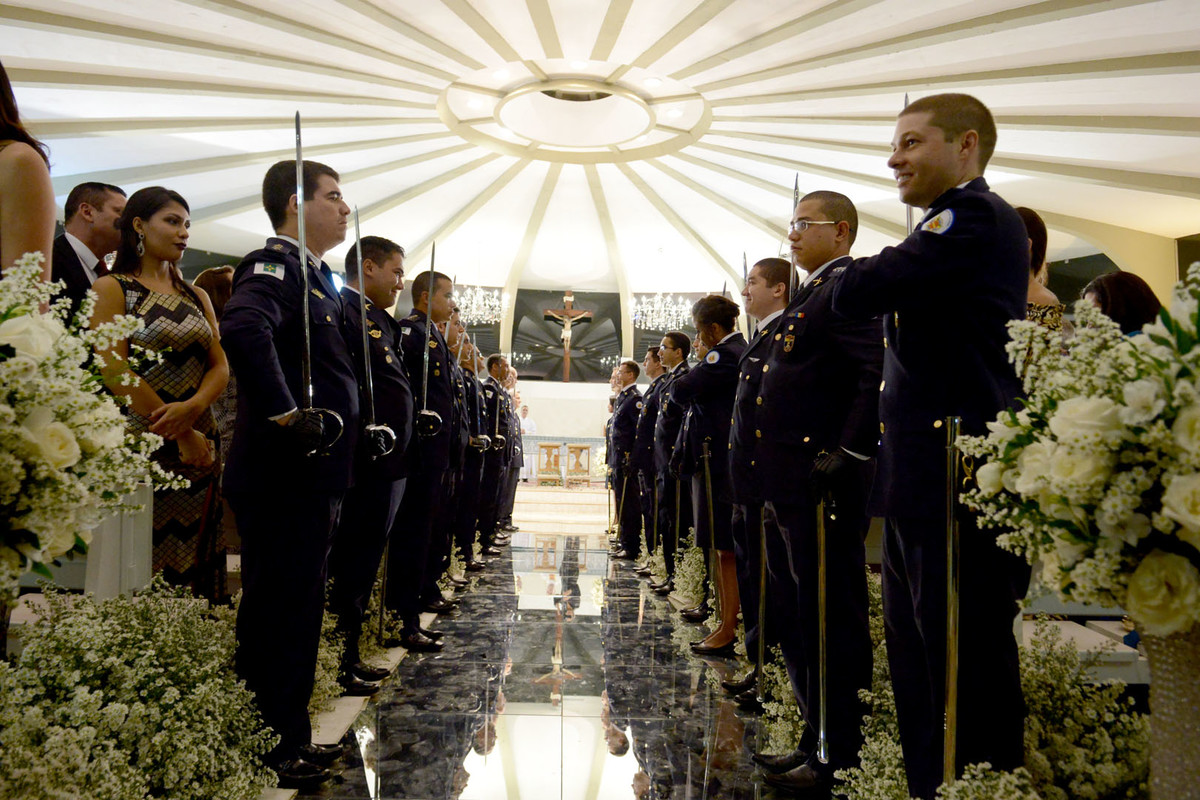 Casamento Militar no Oratório do soldado Brasília