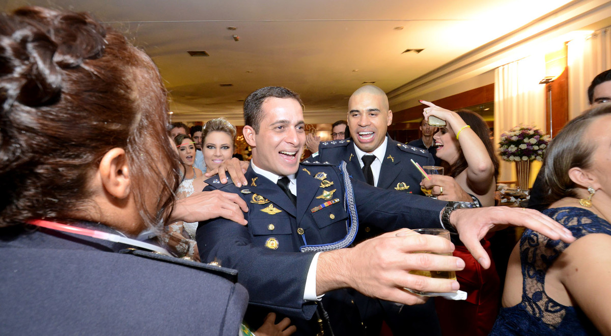 Recepção de casamento no Clube Naval Brasília DF