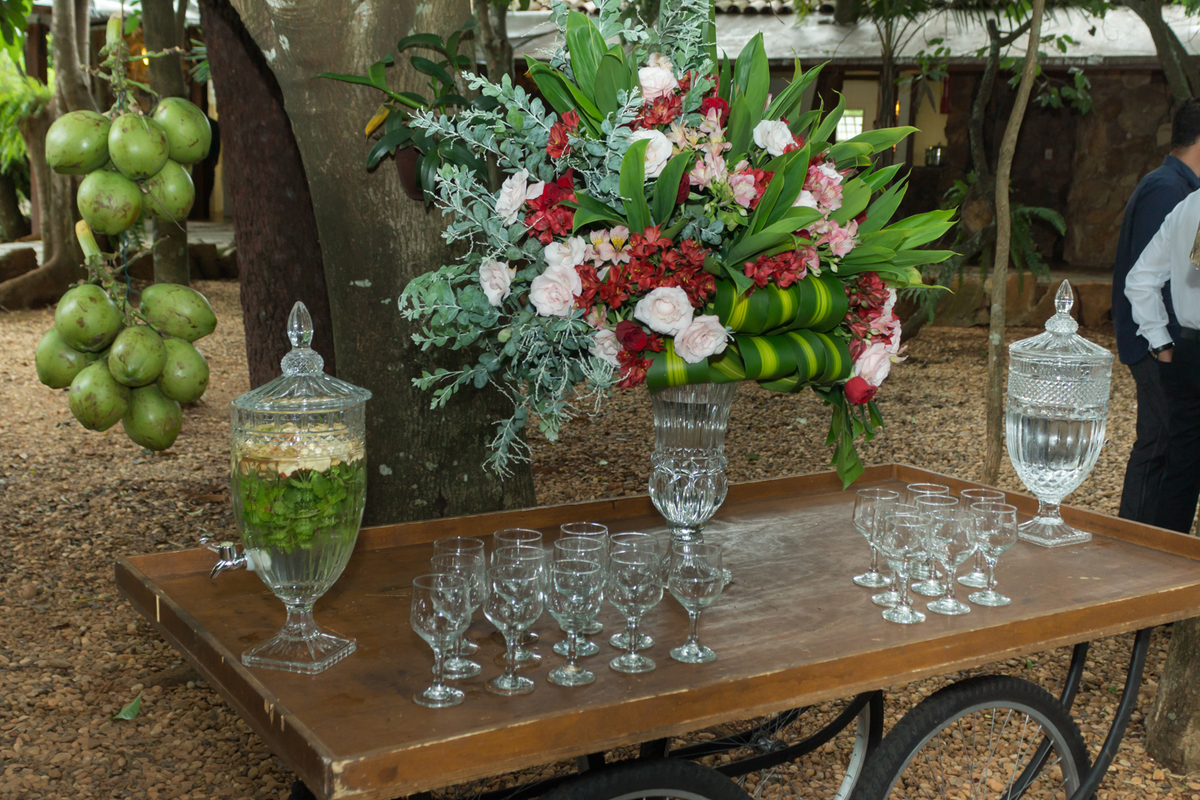 decoração do espaço florativa