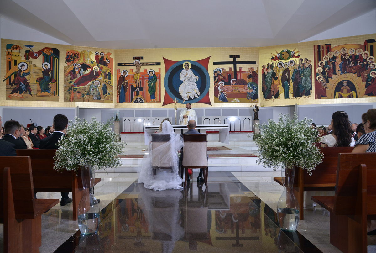 celebração de casamento na paroquia santo Antonio