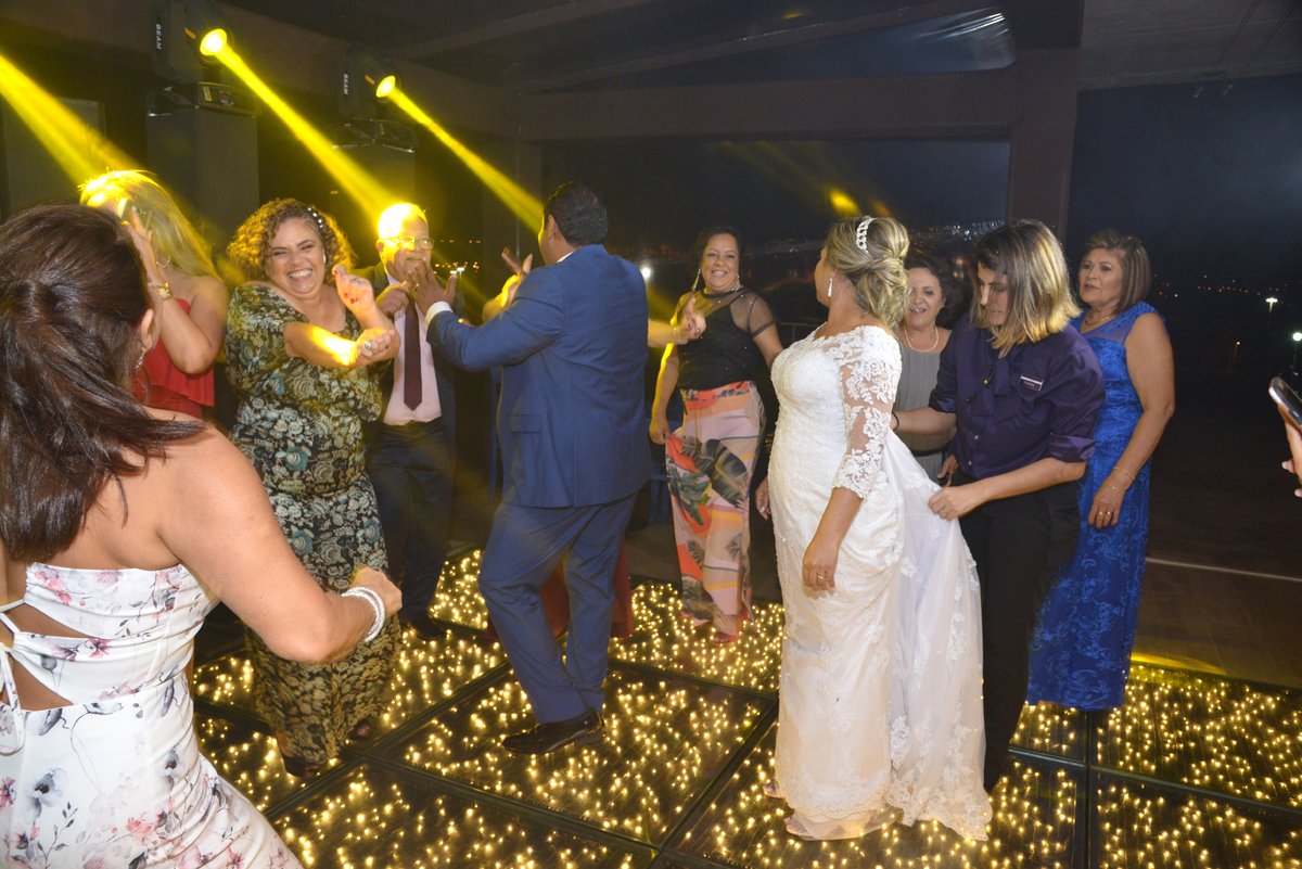 Festa de casamento no Restaurante Nau Frutos do Mar