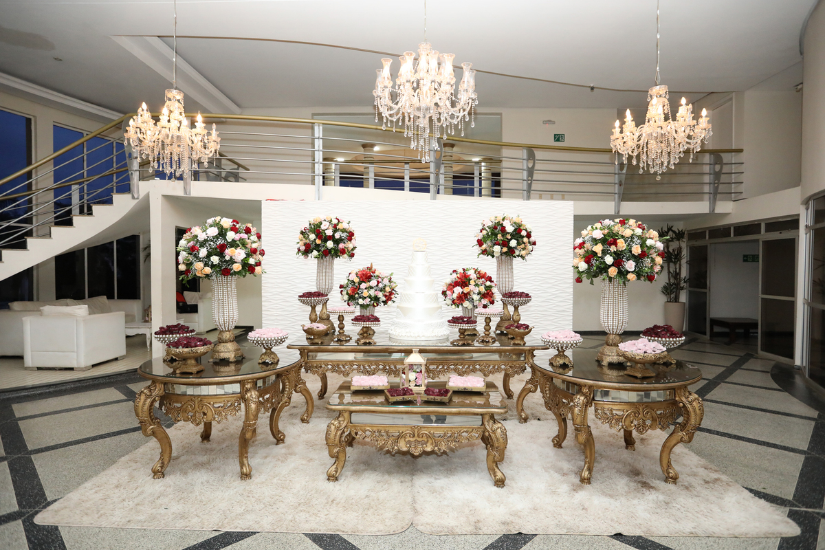 decoração de festa do salão supremum event center