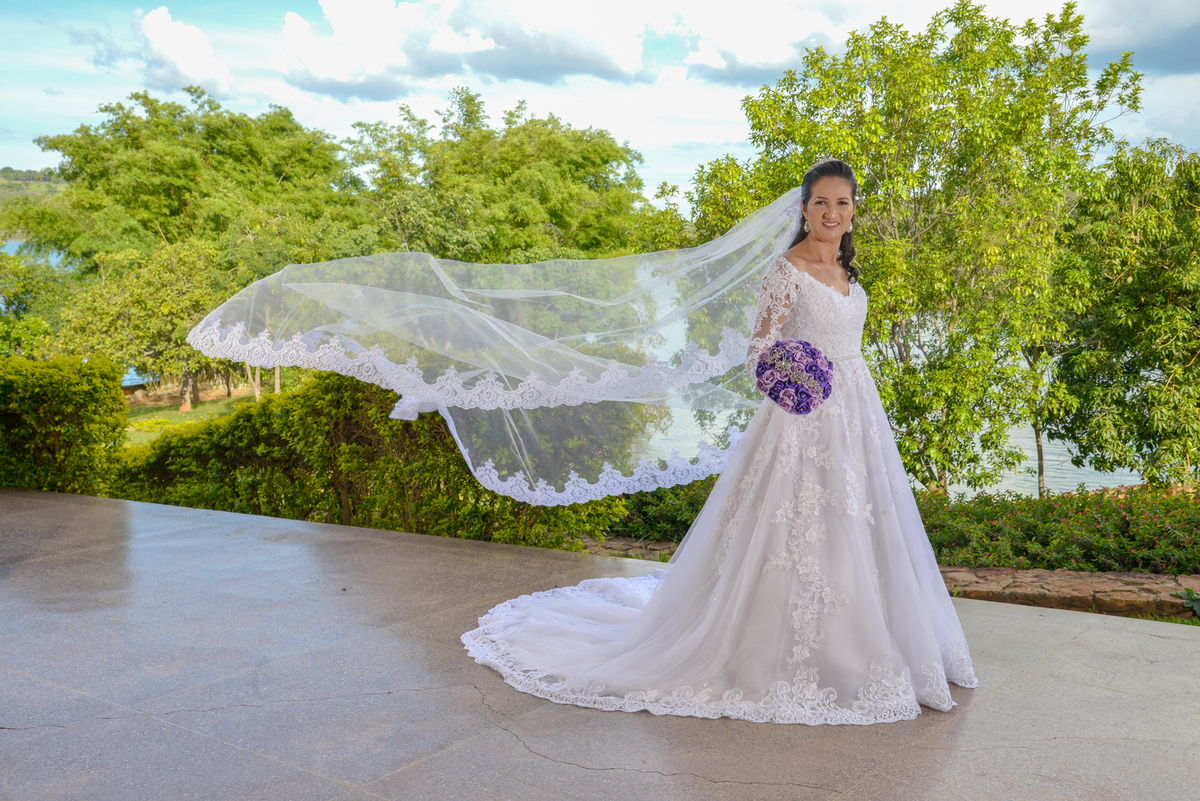 previa de noiva-vestido de noiva