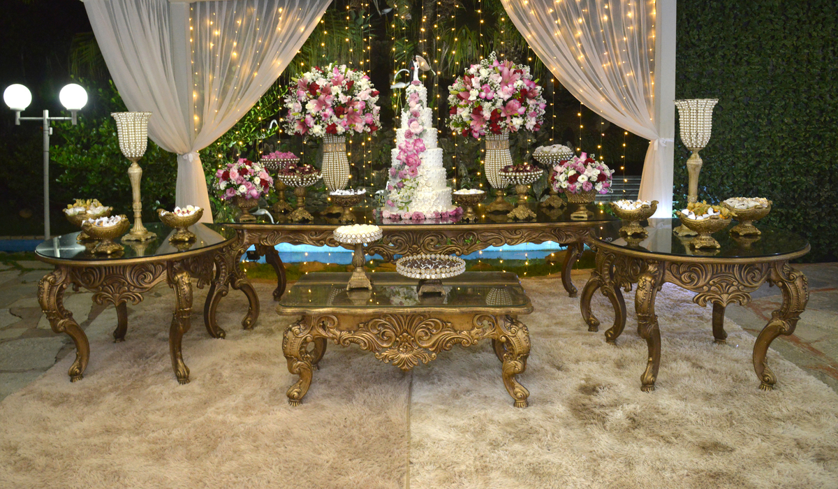 decoração de festa no espazio grand Jardini 