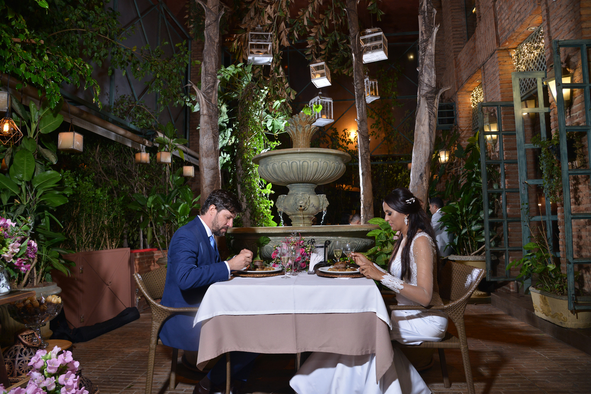 recepção de casamento no restaurante villa tevere
