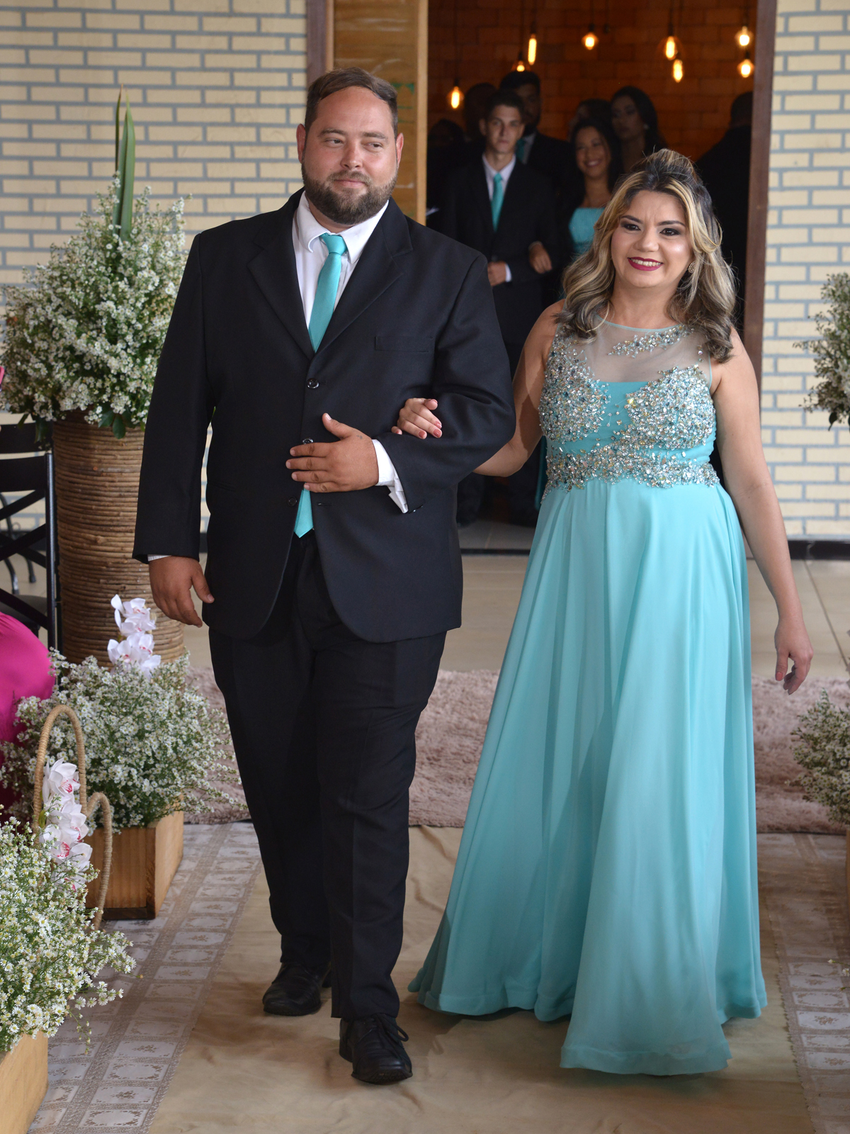 casamento realizado no espaço de festas villa rose