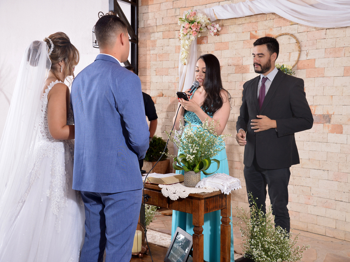 casamento no salão de festas Villa Rose