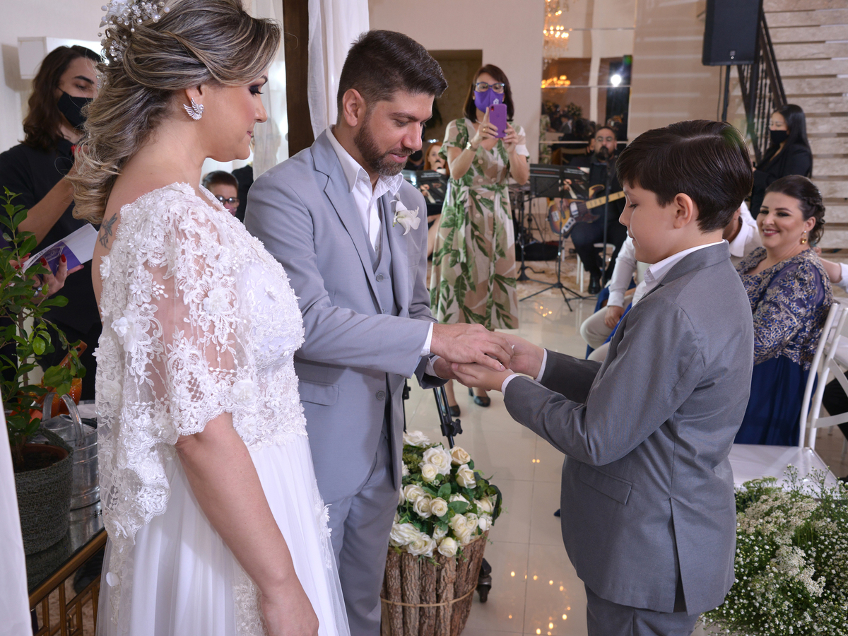 mini wedding no salão de festa Imperador holl