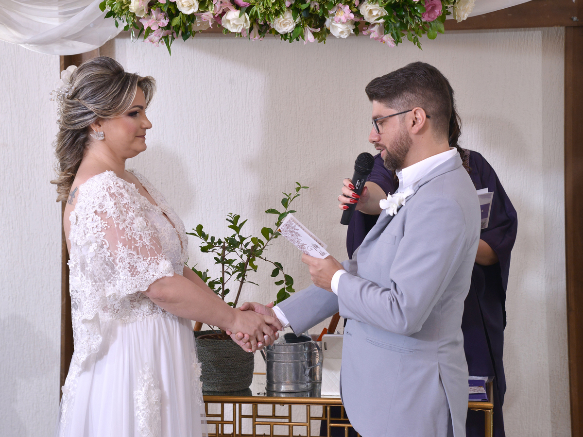 casamento civil no salão de festa Imperador Holl