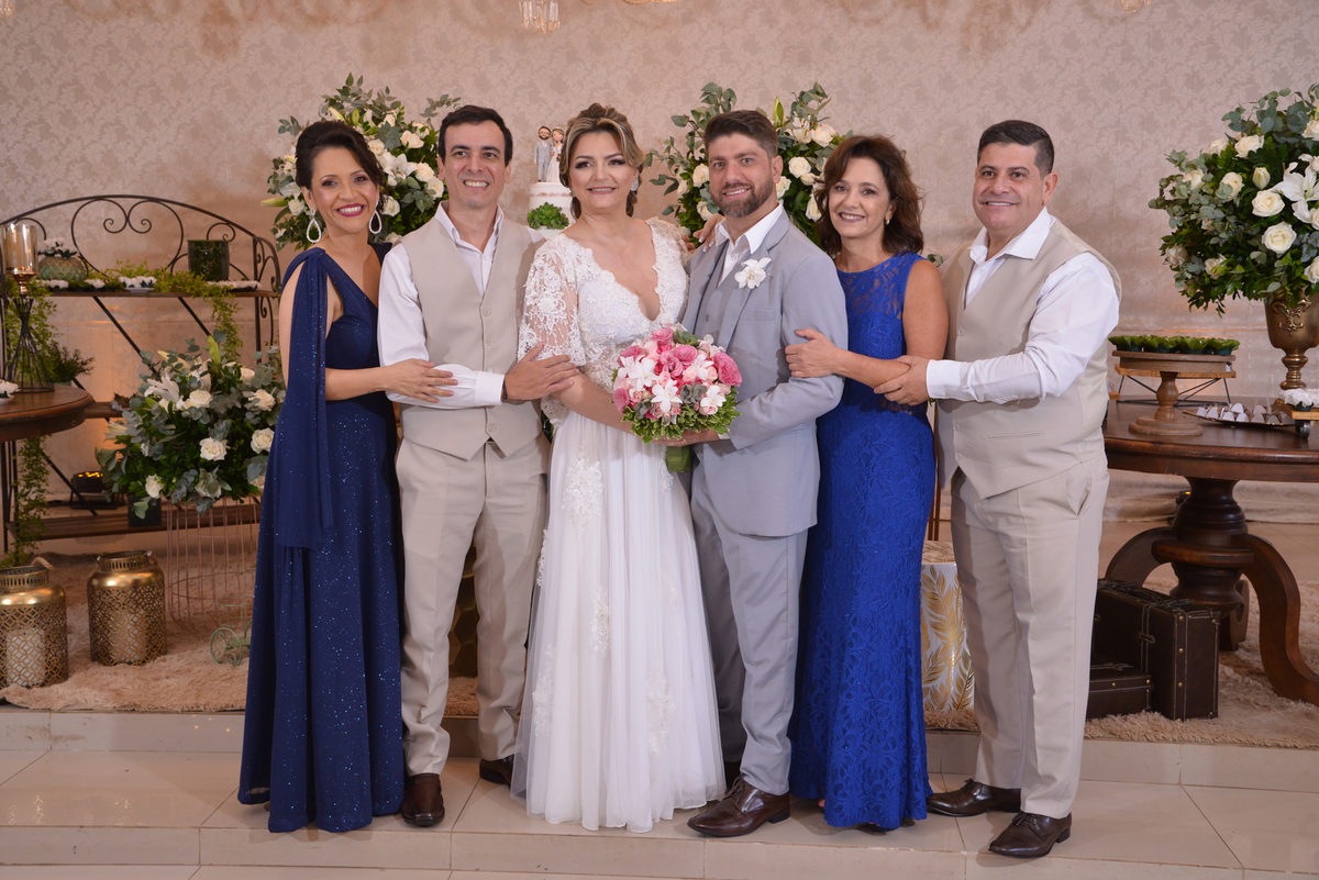 recepção de casamento no salão de festas Imperador Holl