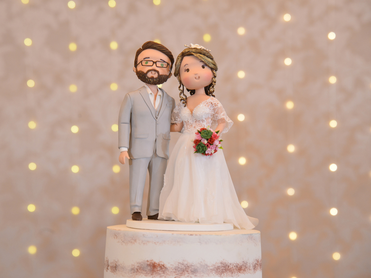topo de bolo de casamento