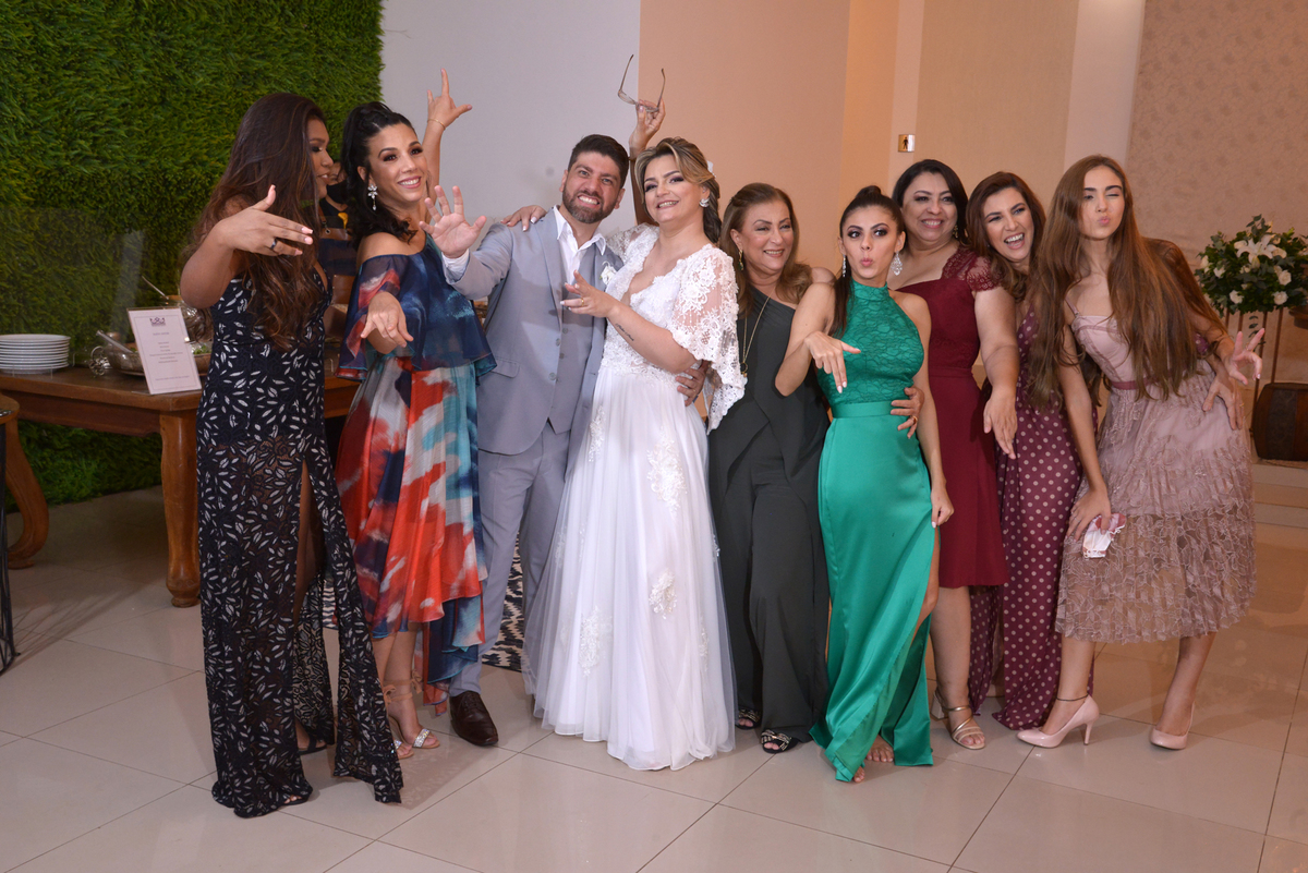 festa de casamento no salão de festas Imperador Holl