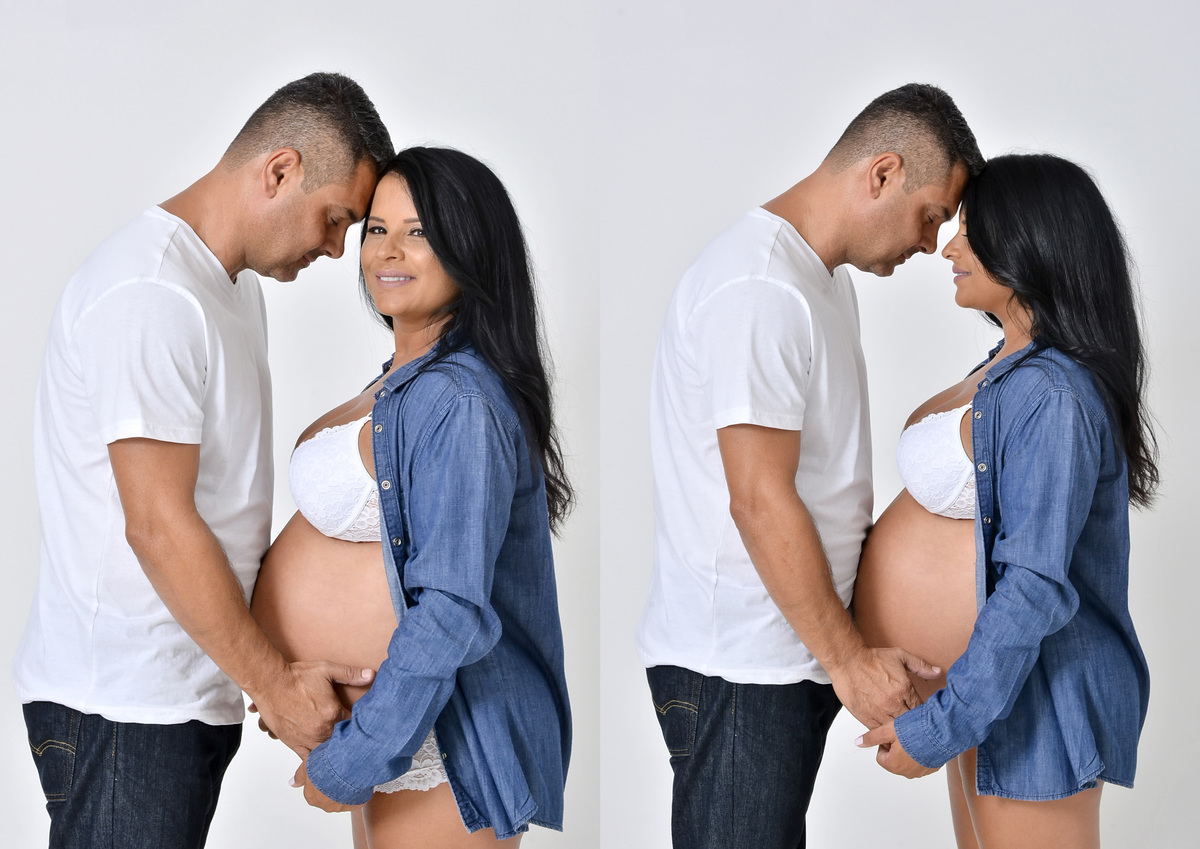 Ensaio Fotográfico de Gestante e Família