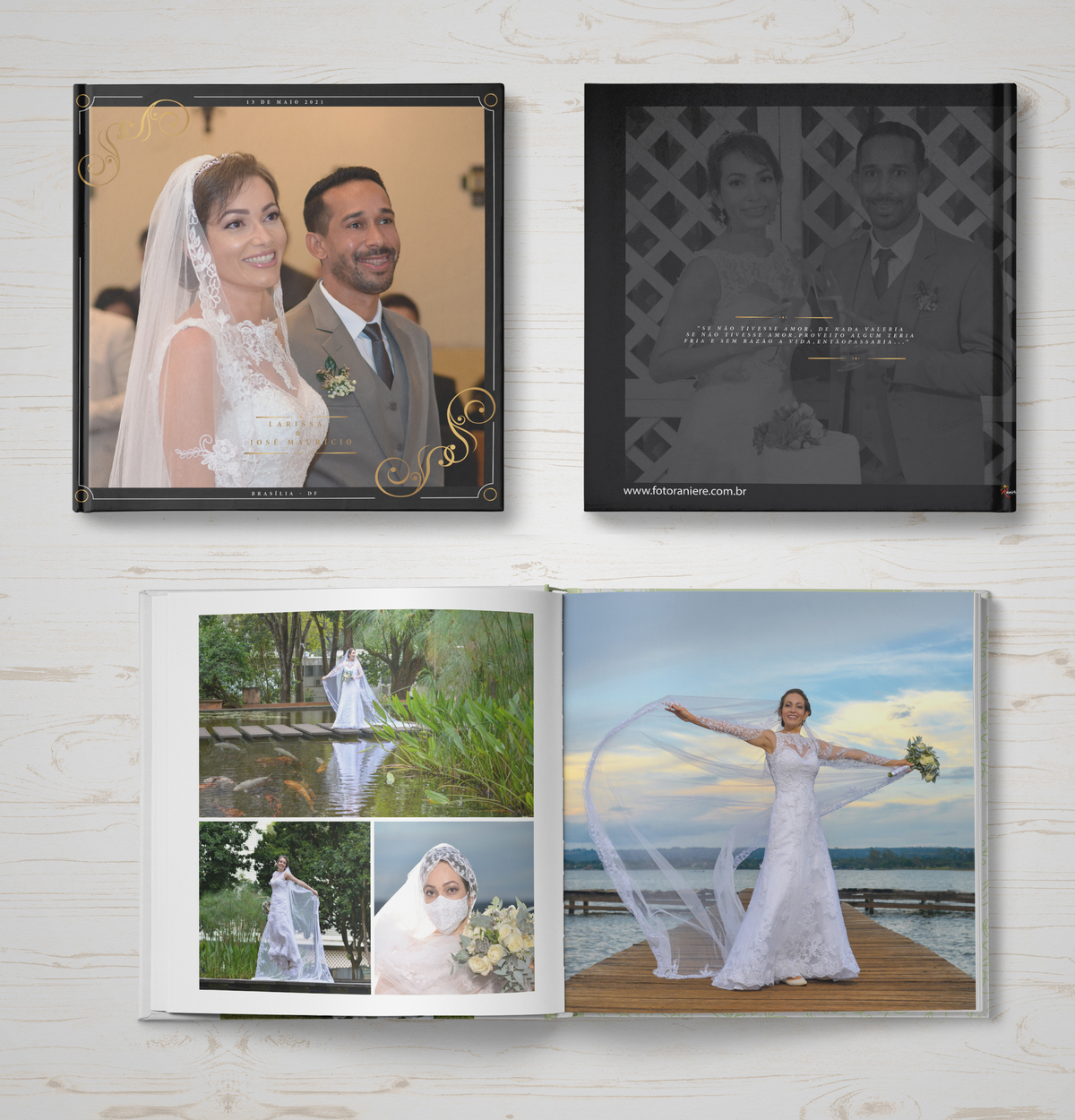 Designer de album de casamento