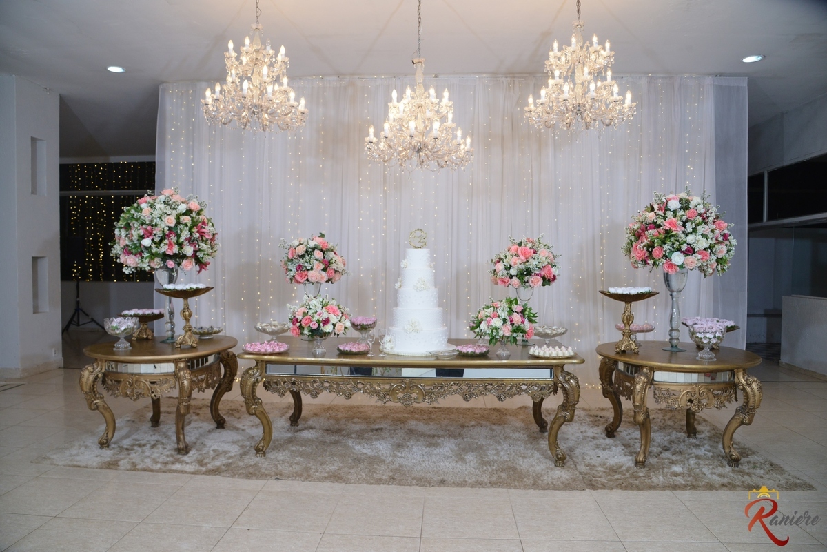 Decoração de casamento na Chacara Onoyama