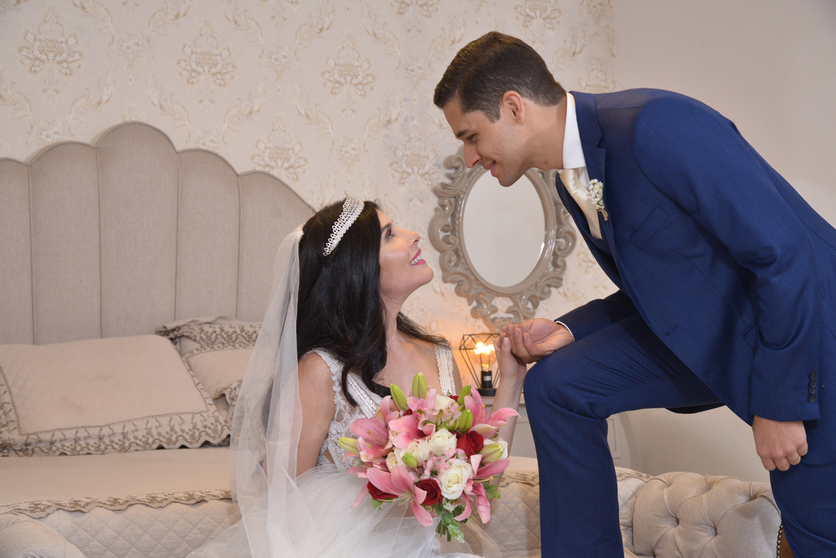 Suite dos noivos No salão de festas Imperador Holl