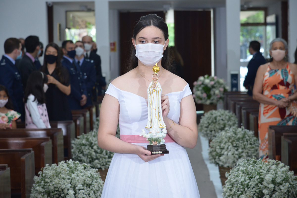 Celebração de casamento na Paroquia Nossa Senhora do Perpetuo Socorro DO lAGO