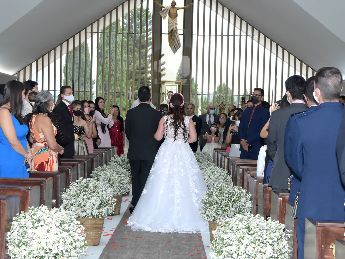 Decoração da igreja nossa Senhora do Perpetuo Socorro