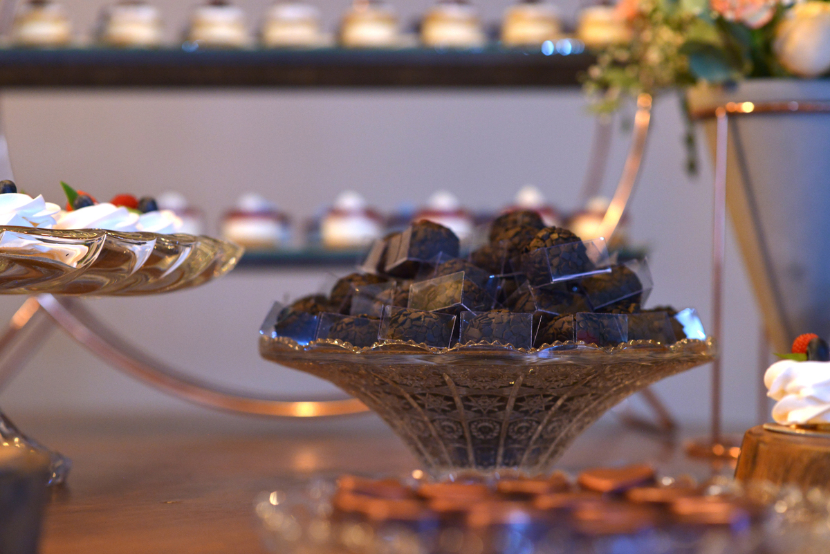 decoração de mesa de bolo