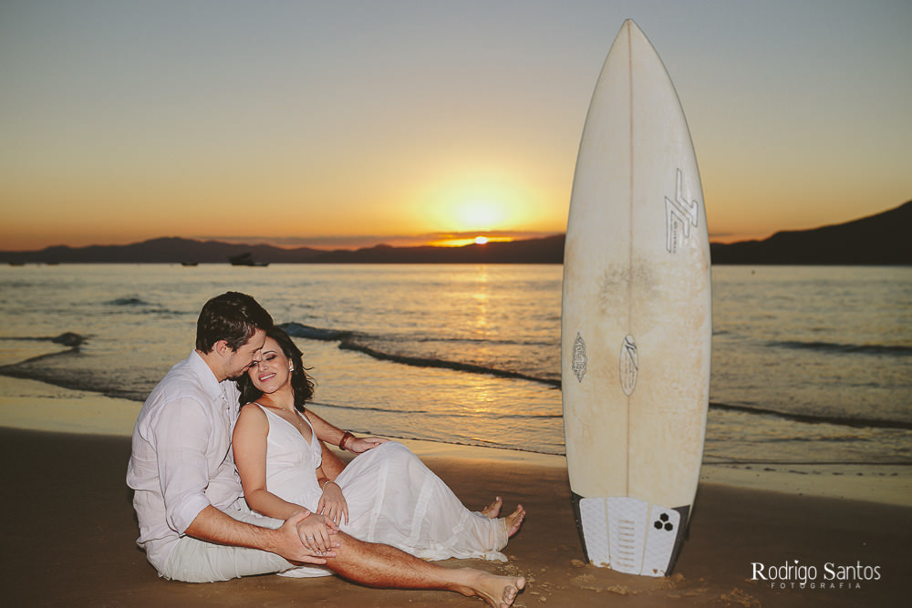 ensaio por do sol na praia Florianópolis