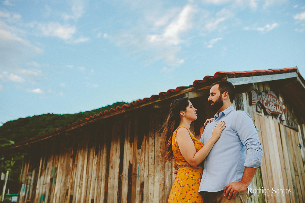 Fotografia ensaio pré casamento Guarda do Embaú