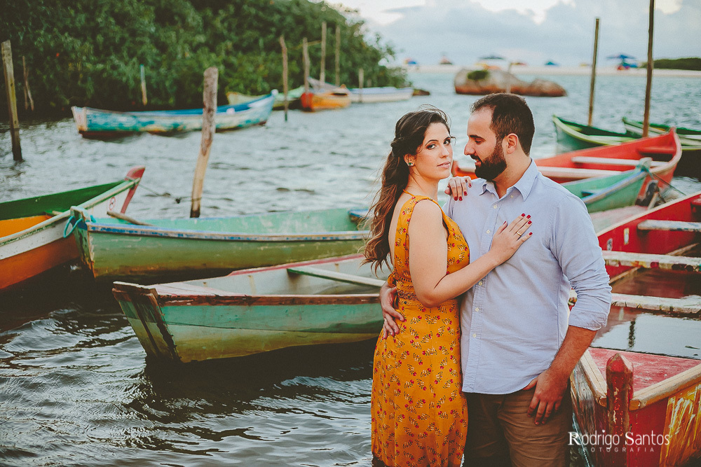 Fotografia ensaio pré casamento Guarda do Embaú
