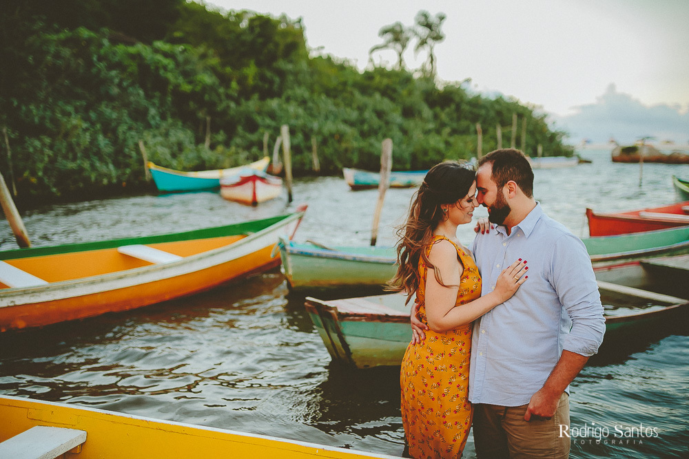 Fotografia ensaio pré casamento Guarda do Embaú