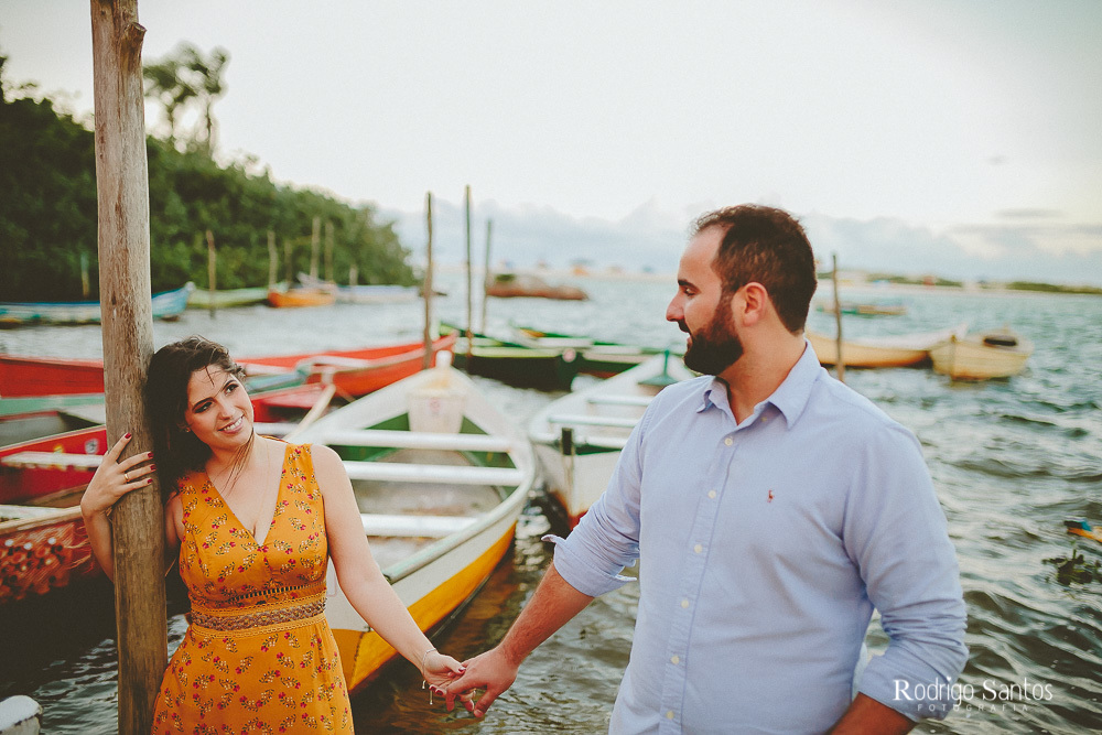 Fotografia ensaio pré casamento Guarda do Embaú