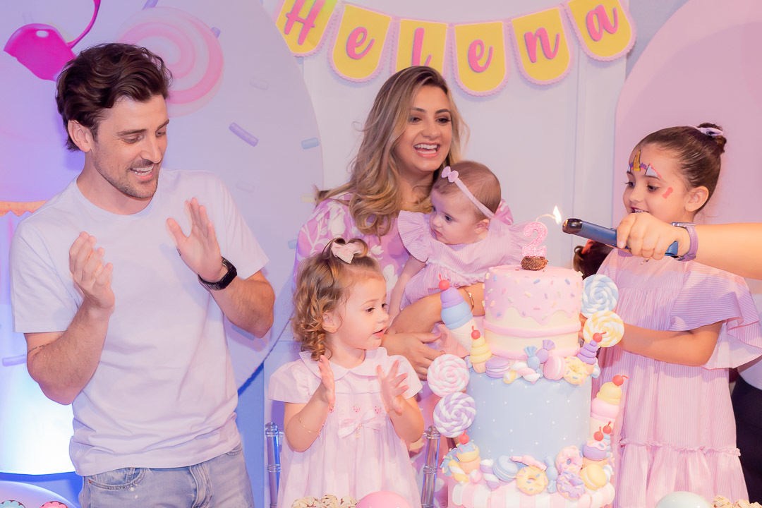 Fotografia hora do parabéns fabula buffet marinha