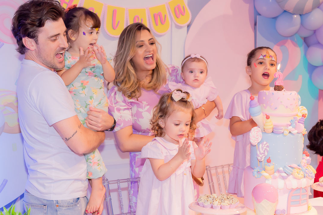 Fotografia hora do parabéns