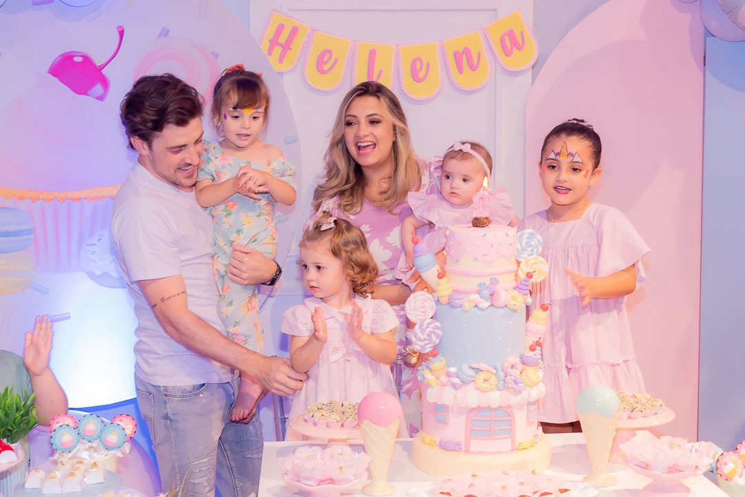 Fotografia aniversario infantil  hora do parabens