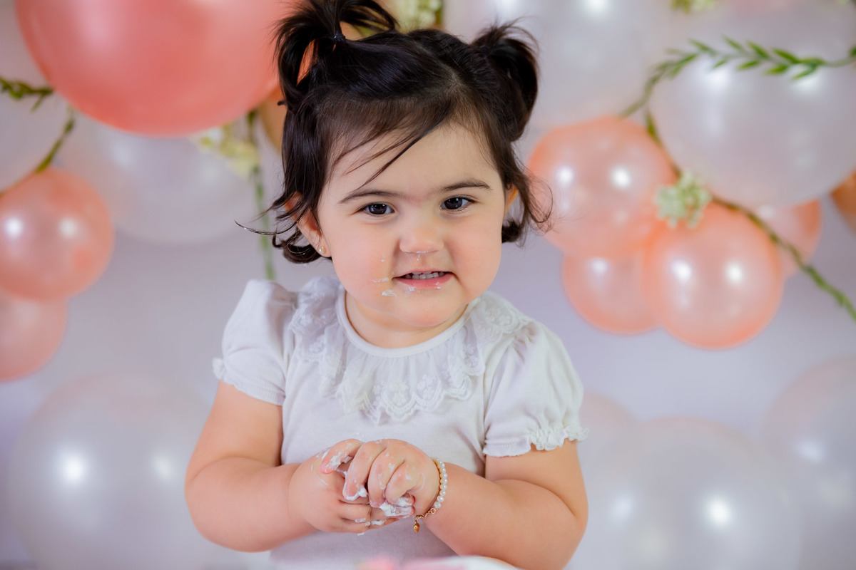 smash the cake clean menina 1 ano