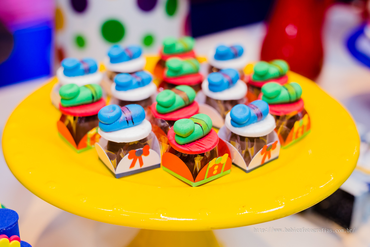 Foto doces personalizados tema circo de festa infantil no kiddiepark em Maringa