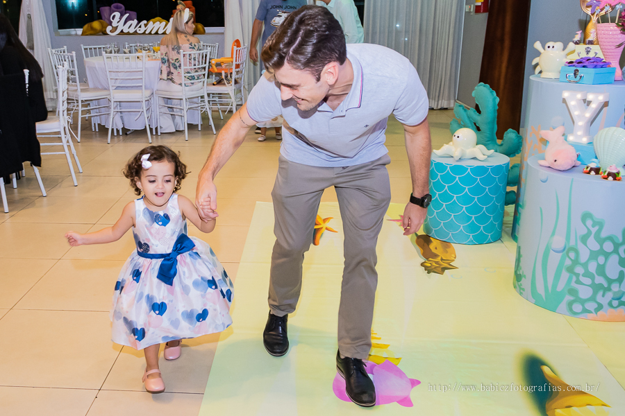 Foto aniversariante com o papai