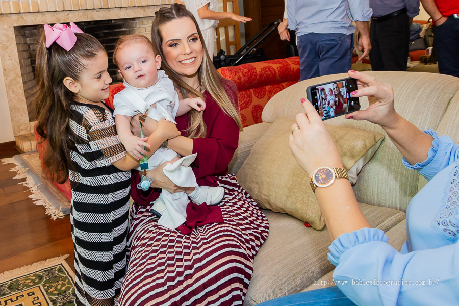 Batizado em casa do Miguel em Maringa fotografado por Babicz Fotografias