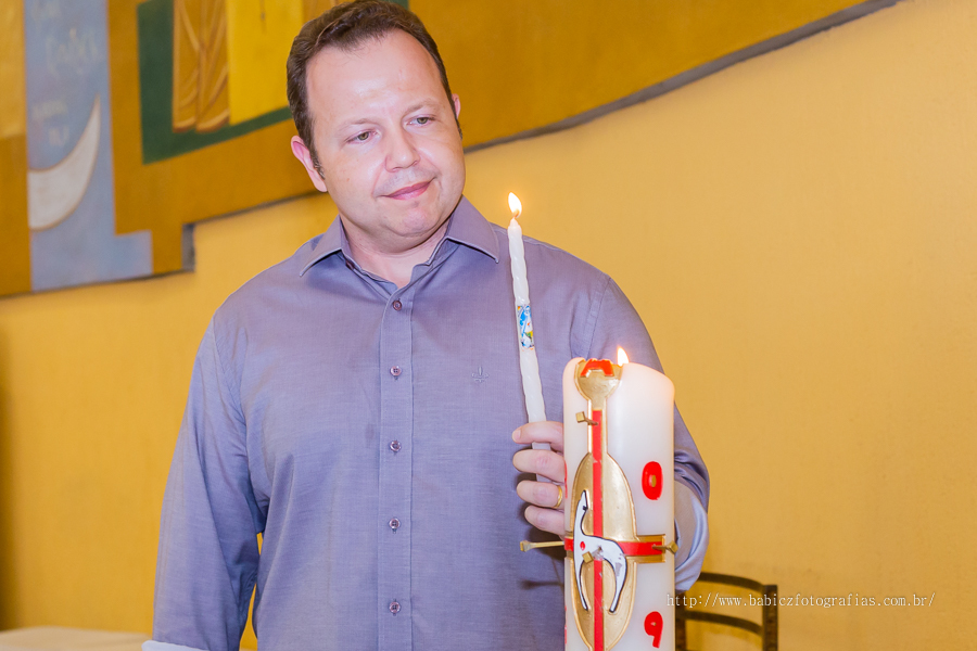 Batizado na Paróquia Menino Jesus de Pragal em Maringá fotografado por Babicz Fotografias.