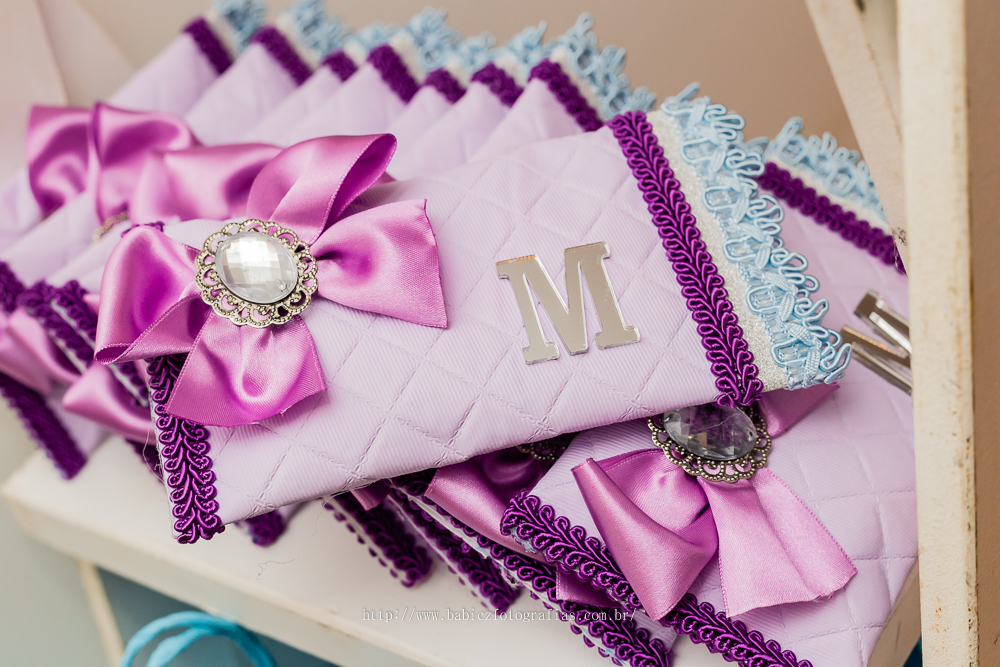 Foto da lembrancinha de aniversario infantil da decoração Frozen 