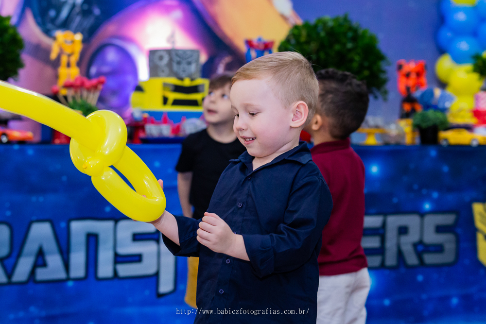 Fotografia do aniversarinte infantil