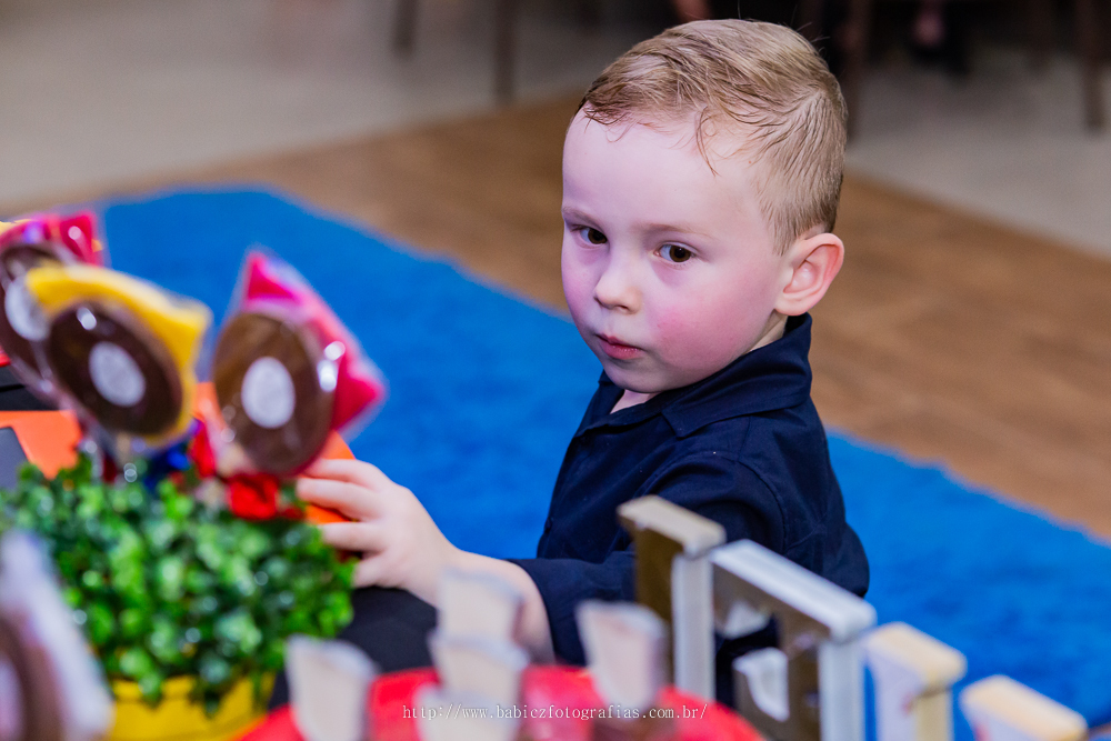 Fotografia do aniversariante infantil