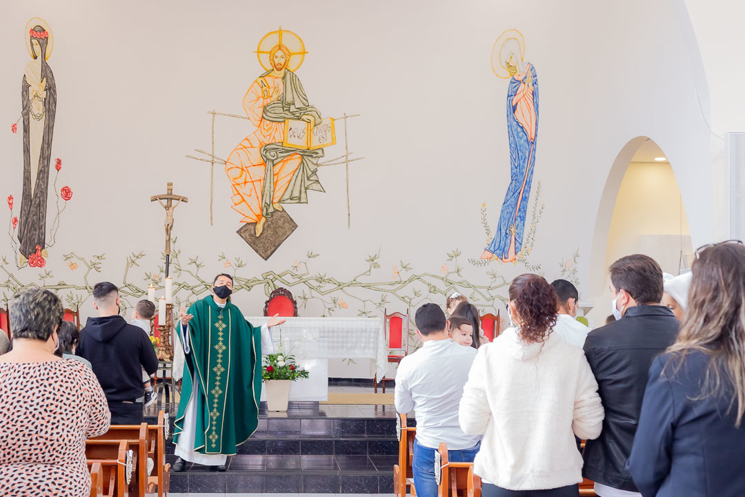 batizado na Paróquia Santa Rosa de Lima - Iguatemi-PR
