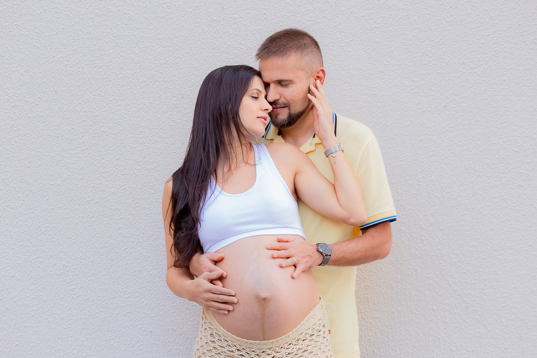 Foto de poses de gestante casal