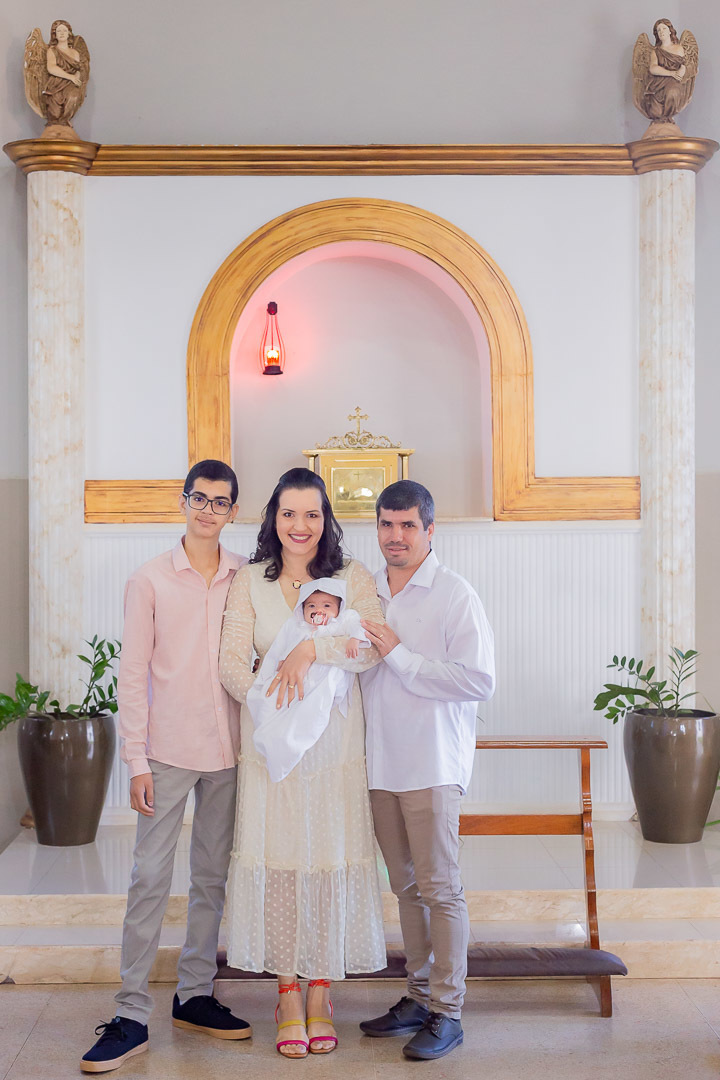 Fotografia do Batismo da Lara