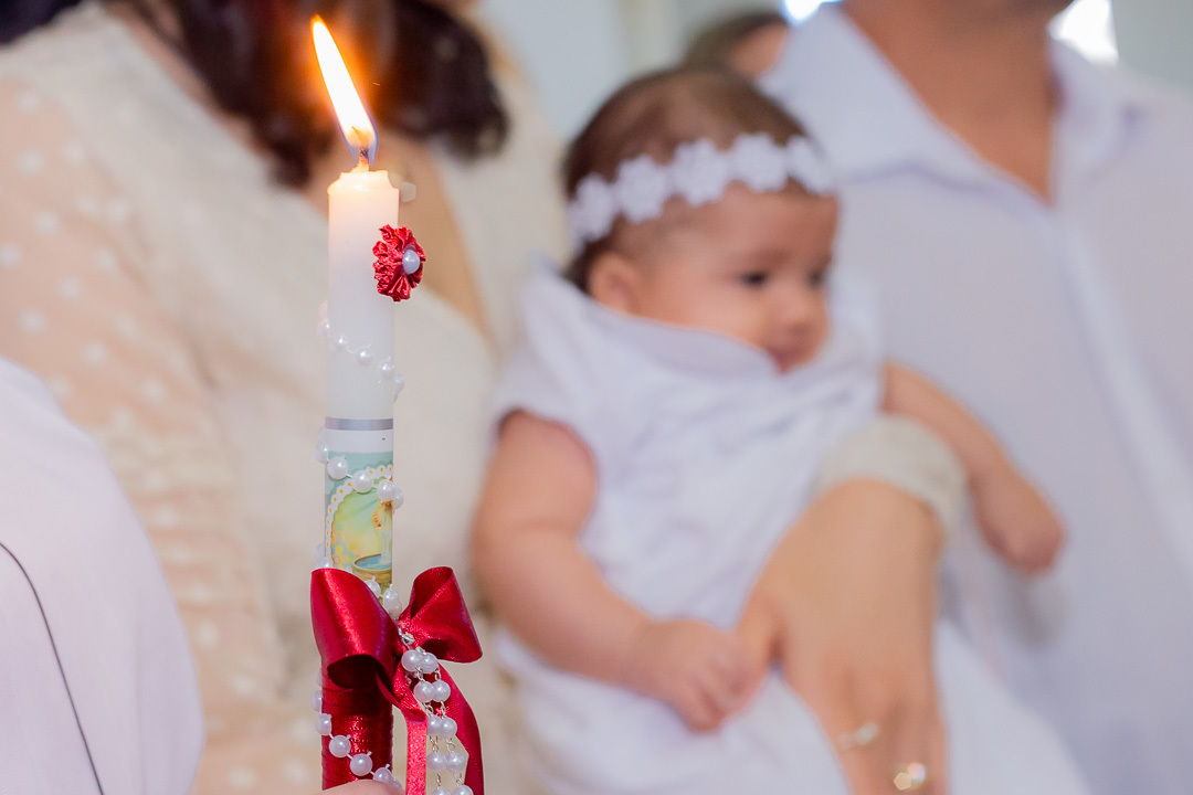 Fotografia de Momentos importantes ou ritos do batizado da LARA EM TAMBORA - PR
