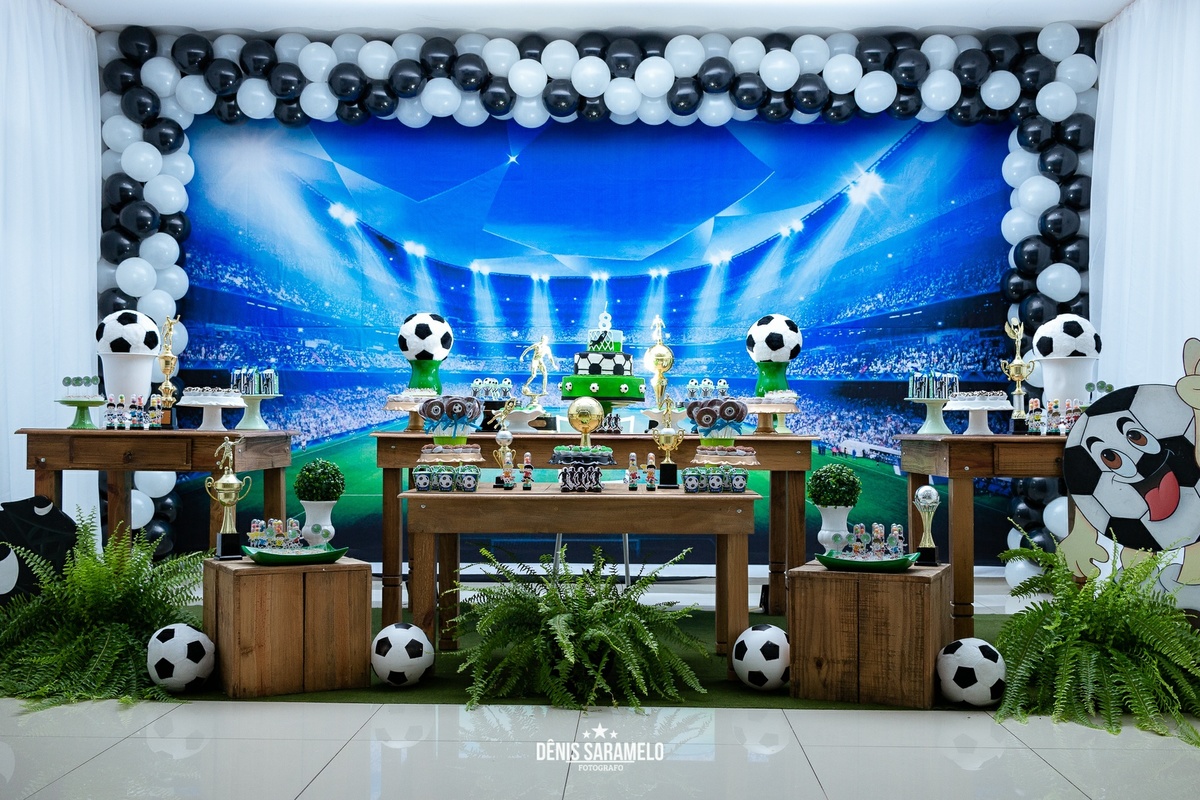 Cobertura Fotográfica de Festa Infantil com o tema Futebol em Juiz de Fora
