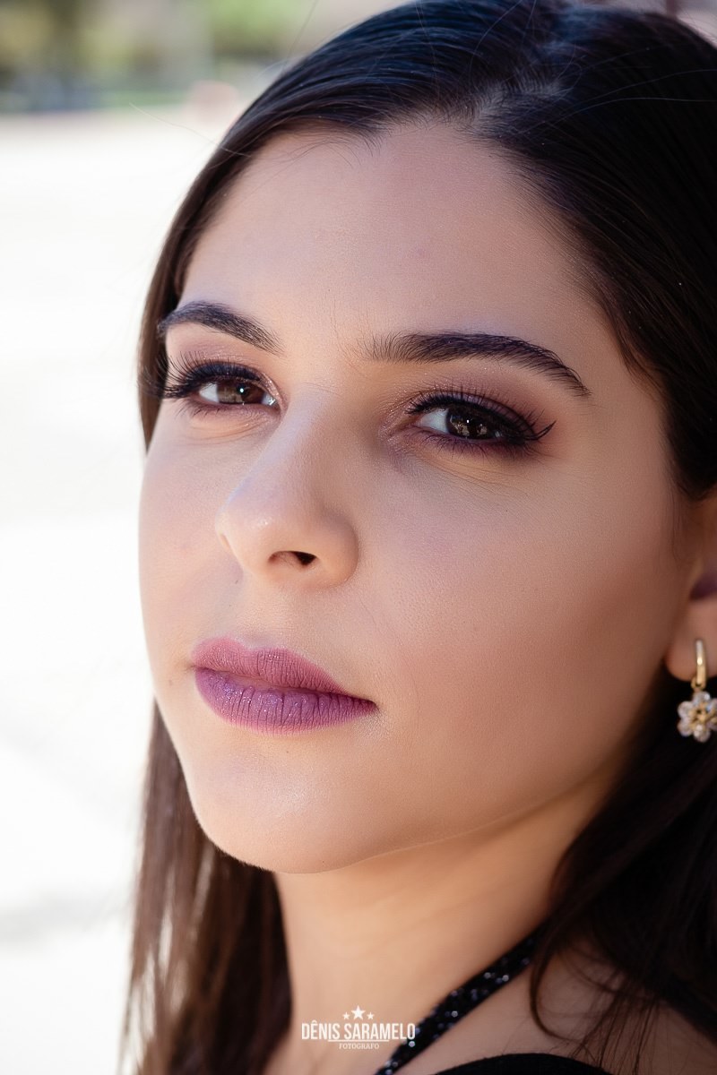 Maquiagem feita especialmente para o book de gestante da Tamires - Maquiadora Paula Catiele